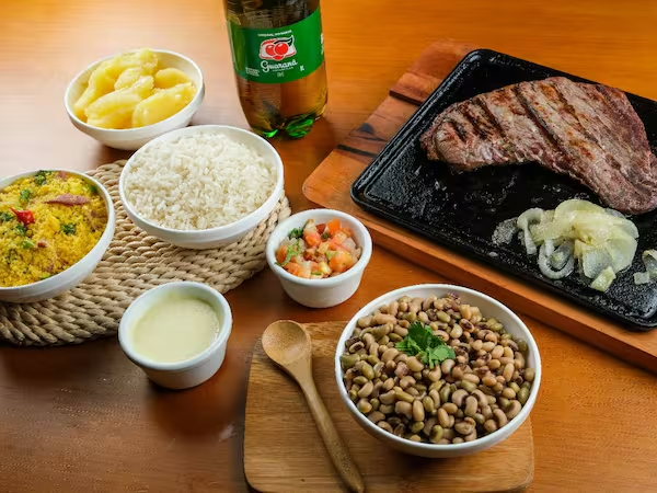 Carne de Sol na Brasa +Refrigerante Guaraná Antarctica 1L