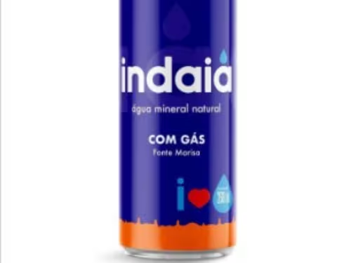 Agua Mineral Com Gás Indaia Lata